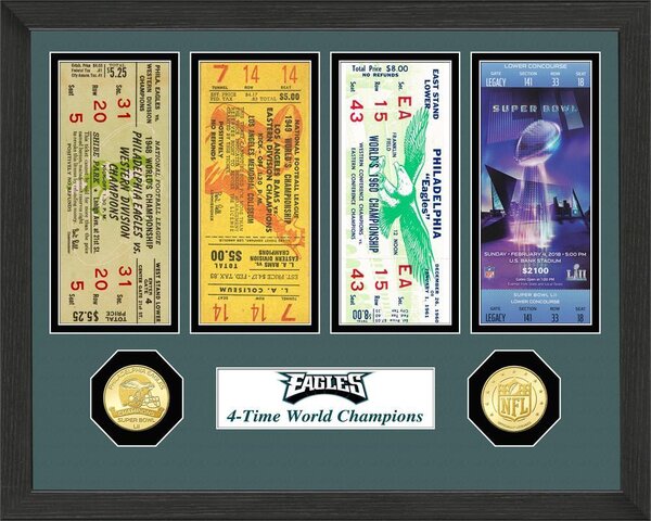 Philadelphia Phillies World Series Deluxe Gold Coin & Ticket Collection