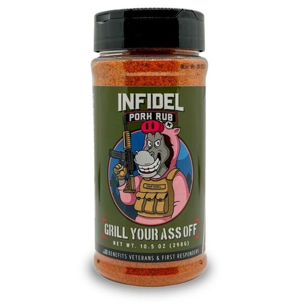 Grill Your Ass Off Infidel Pork Rub™ Military & First Responder