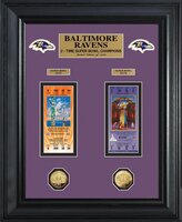 Baltimore Ravens Super Bowl Banner Collection Bronze Coin Photo Mint