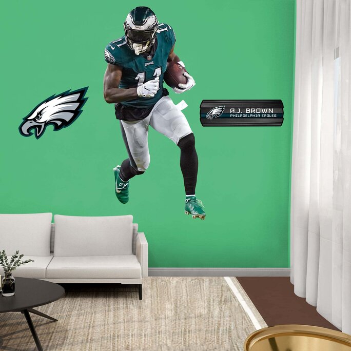 Philadelphia Eagles: 2022 Helmet - Officially Licensed NFL Removable A –  Fathead