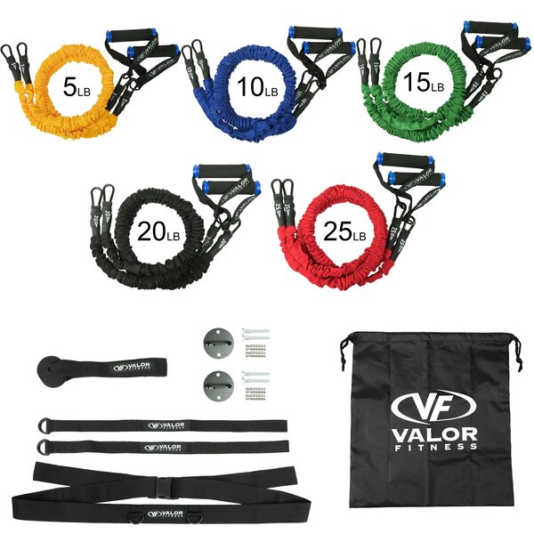 Valor Fitness Cross Symmetry Resistance Bands (Multiple Sizes) Military & First Responder