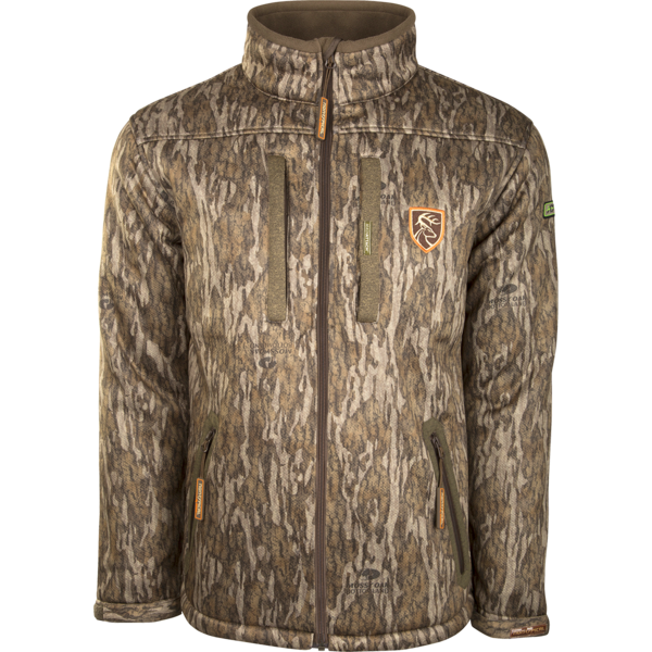 Drake Waterfowl Silencer Full Zip Jacket Full Camo with Scent Control