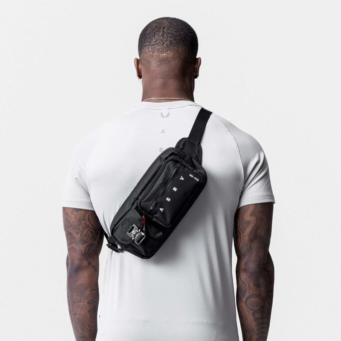 ASRV - 0703. Cordura® Tech Crossbody Pack - Black - Military