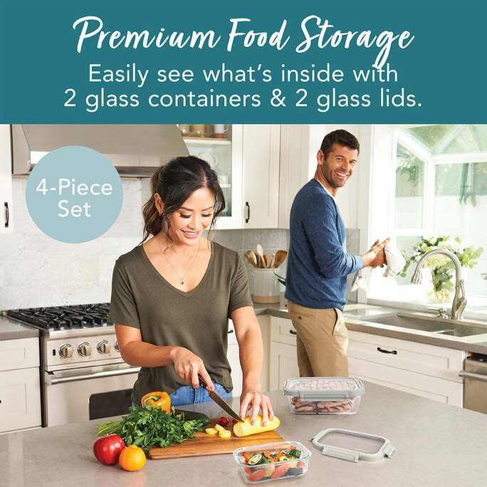 Bentgo Glass Leak-proof Salad Container