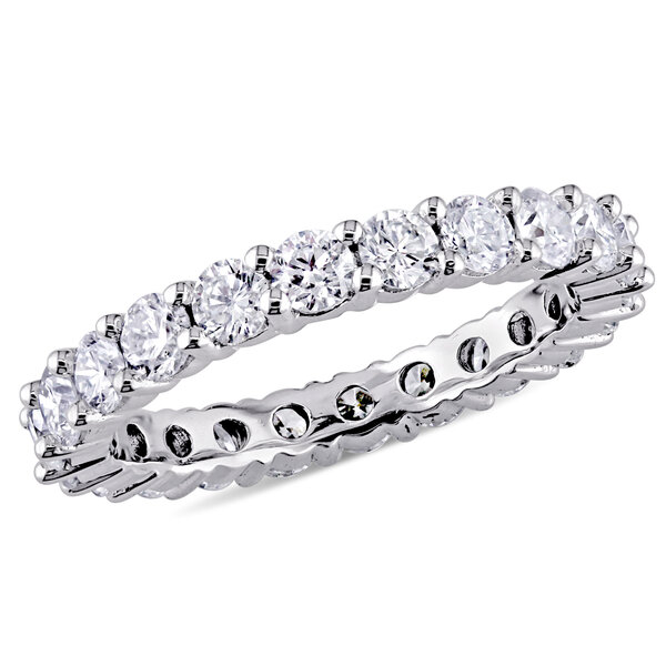 Bridal Collection - Women's 2 CT TW Diamond Eternity Ring in 14k White ...
