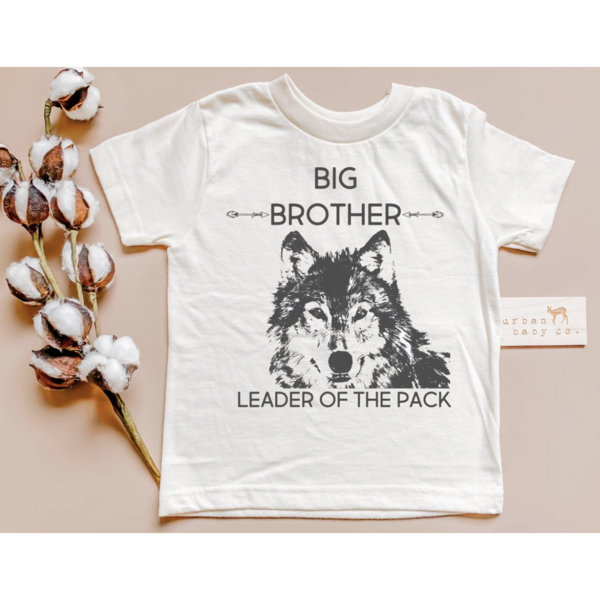 Maison Baby & Kids Urban Baby Co Big Brother Leader Of The Pack Shirt