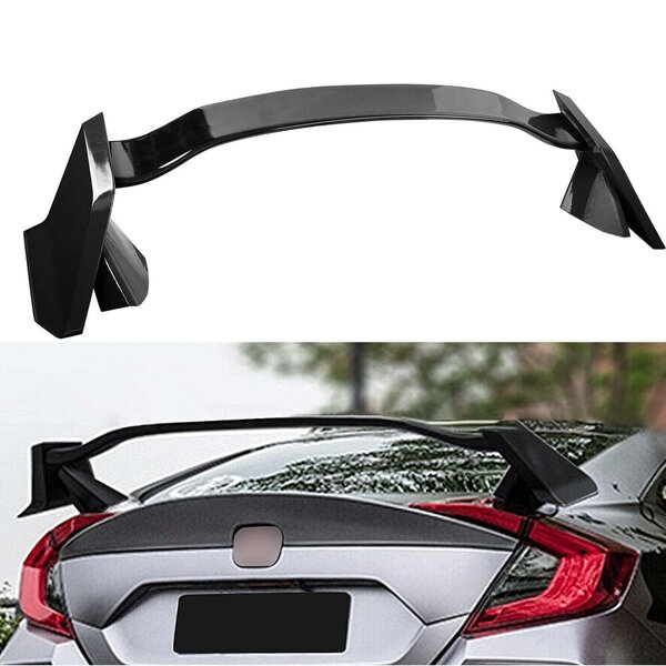 w2bodykits - For 16-21 Honda Civic 4DR Sedan Gloss Black Type R Style ...