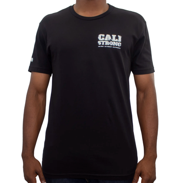 Cali Strong CALI Strong - CALI Strong Scratch Black T-Shirt Glow in the Dark ...