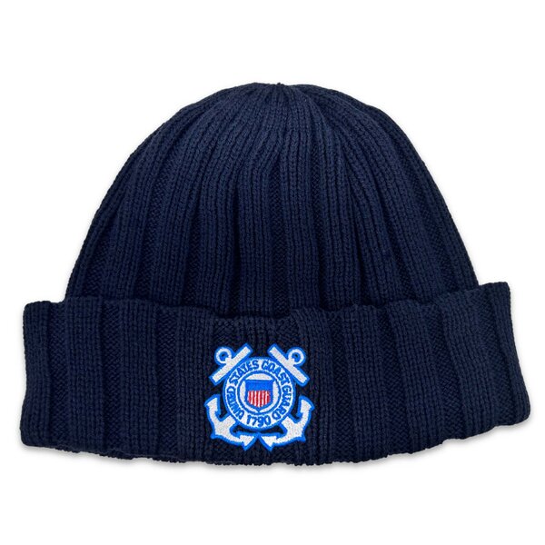 Coast Guard Gear Coast Guard Seal Watchman Knit (Navy) Military