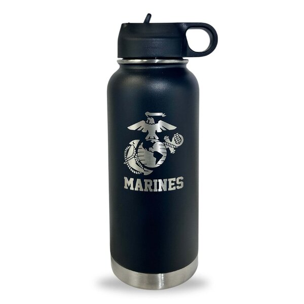 Marines Gear - Marines EGA Stainless Steel Laser Etched 32oz Water ...