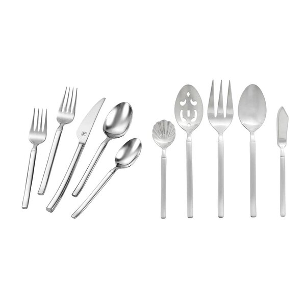 J.A. Henckels 45pc Opus Satin Flatware Set Discounts for Veterans