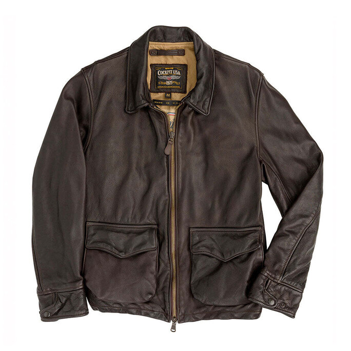 Cockpit USA - Division Commander's Leather Tanker Jacket Z21U020