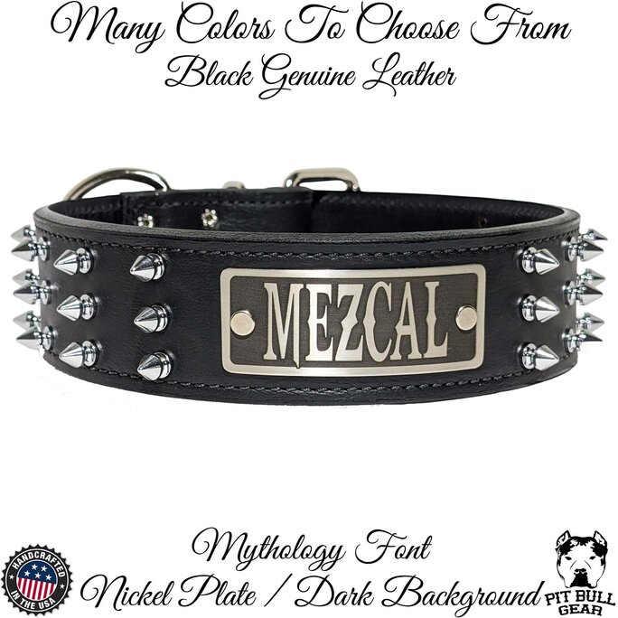 Custom spiked dog clearance collars