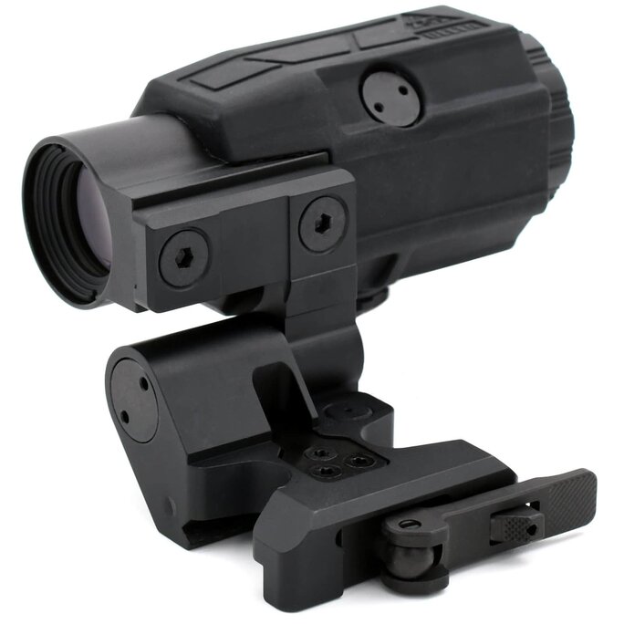 AT3 Tactical - AT3™ DELTA 3x Red Dot Magnifier with QD Flip-to