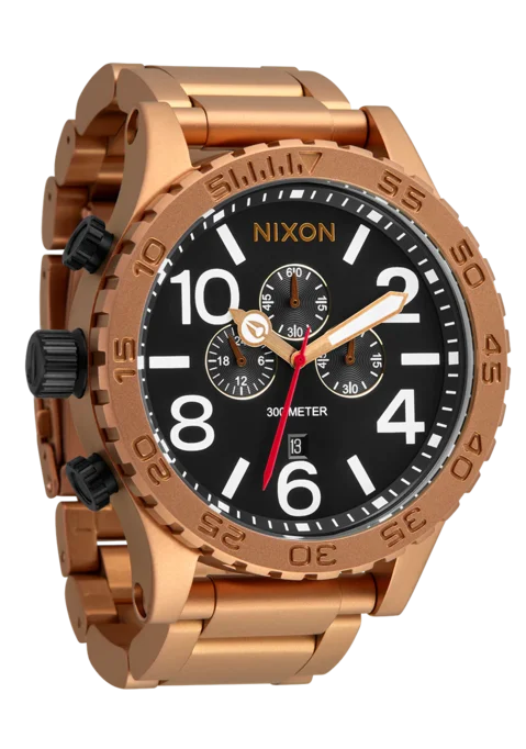 Nixon - Men's 51-30 Chrono Watch - Bronze / Black - Military & Gov