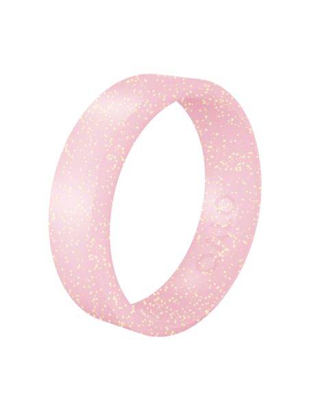 QALO - Women's Pink Pixie Dust Modern Silicone Ring - Military & First ...