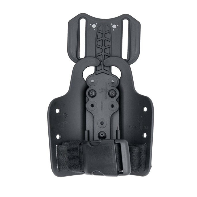 Safariland - 6004-25 - Single Strap Leg Shroud with Drop Safariland - 6004-25 - Single Strap Leg Shroud with Drop