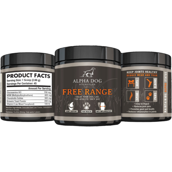 Free Range Supplements And Nutrition Reviews Alpha Dog Nutrition - Free Range - Three Pack - Military & First