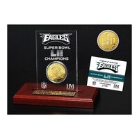 Highland Mint Philadelphia Eagles Super Bowl LII Champions 13 x 16 Banner  Bronze Coin Photo Mint