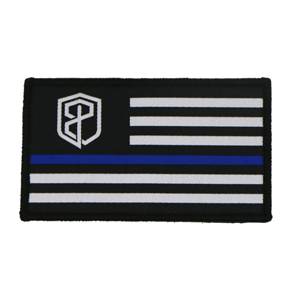 Born Primitive Velcro Flag Thin Blue Line Patch Military & Gov't