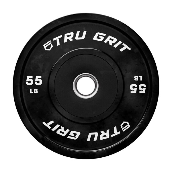 Tru Grit Fitness Bumper Plate 55LB Pair Military & Gov't Discounts