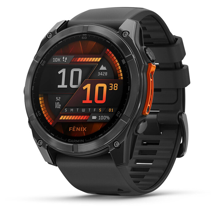 Garmin - Fenix 8 51mm AMOLED Watch - Military & Gov't Discounts | GOVX