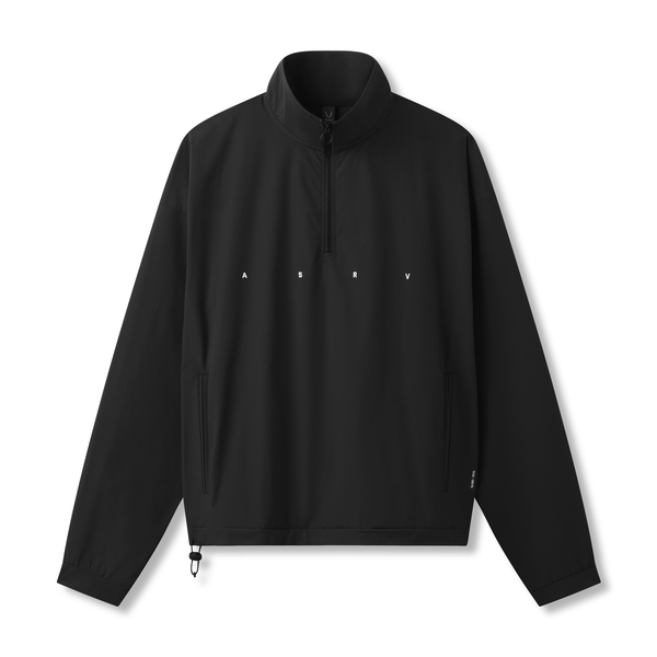 ASRV - 0970. Ripstop Quarter Zip Jacket - Black - Military & First