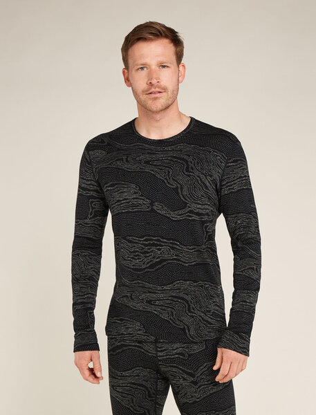 M Merino 260 ZoneKnit LS Crewe Jet Heather - Foto 6