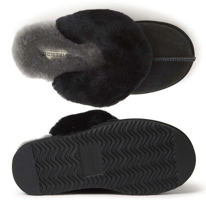 Women's sydney water resistant genuine shearling scuff discount slipper