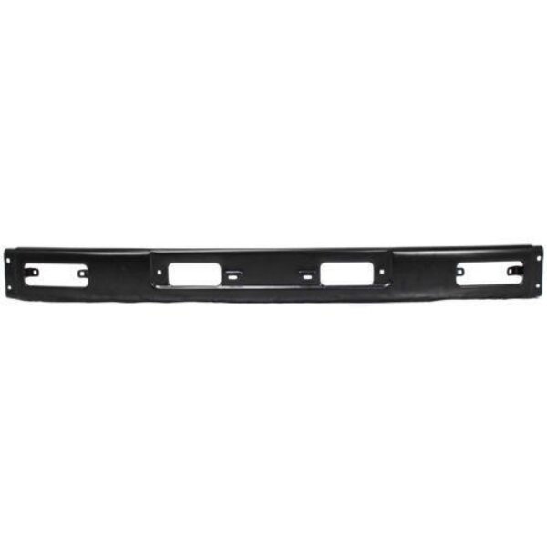 Front Bumper Face Bar For 1984-1988 Toyota Pickup (2WD) – Black Steel, 3-Piece Type