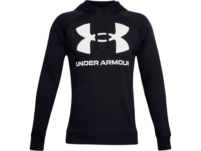 Mens under armour big 2025 logo hoodie