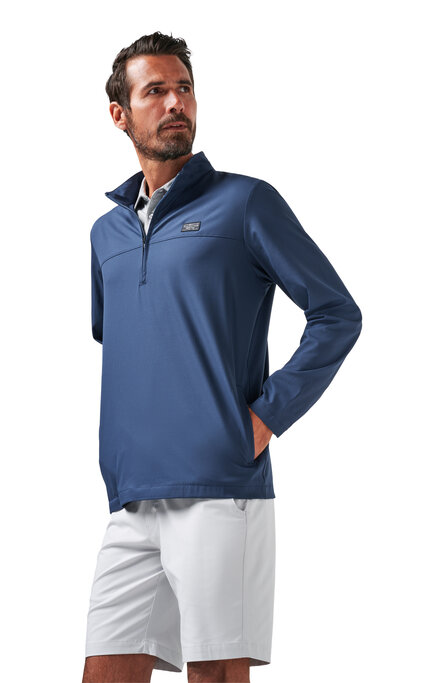 TravisMathew - Men's Wanderlust Quarter Zip - Military & Gov't