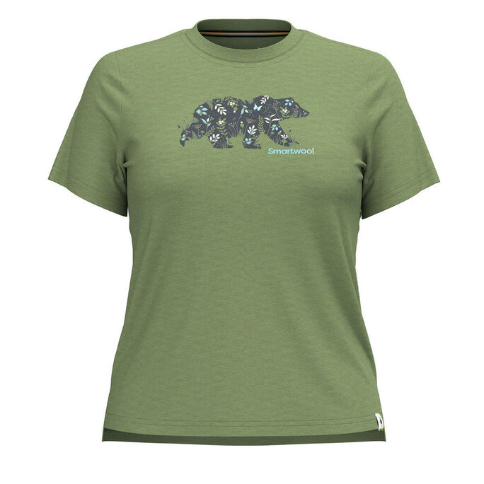 売れ筋商品|||スマートウール カットソー トップス レディース Osa Vega Graphic T-Shirt - Women's Fern Green Smartwool - Women's Osa Vega Short Sleeve Graphic Tee