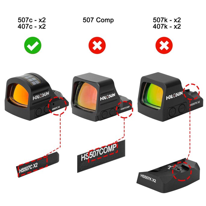 OpticGard Scope Cover Copatible With Holosun 507C 407C Protect Your