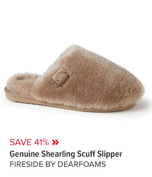 Genuine Shearling Scuff Slipper