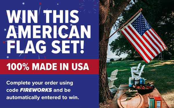 WIN THIS AMERICAN FLAG SET!