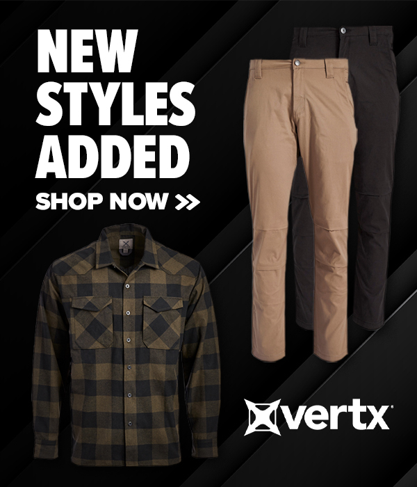 VERTX NEW STYLES JUST ADDED!