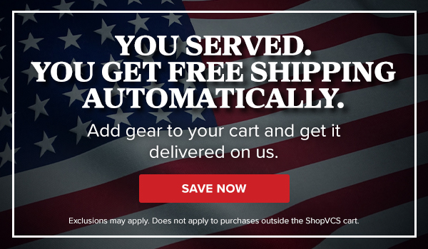 YOU SERVED. YOU GET FREE SHIPPING.