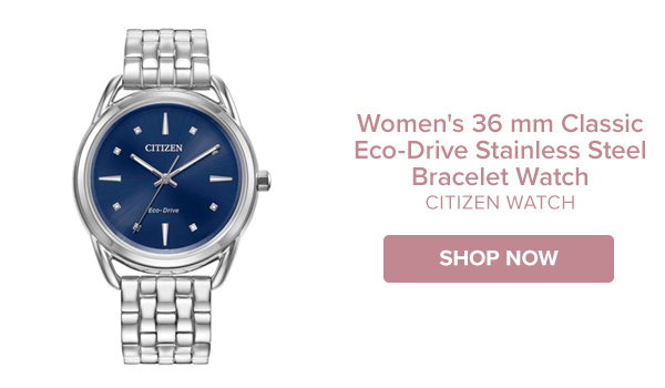 36 mm Classic Eco-Drive Stainless Steel Watch