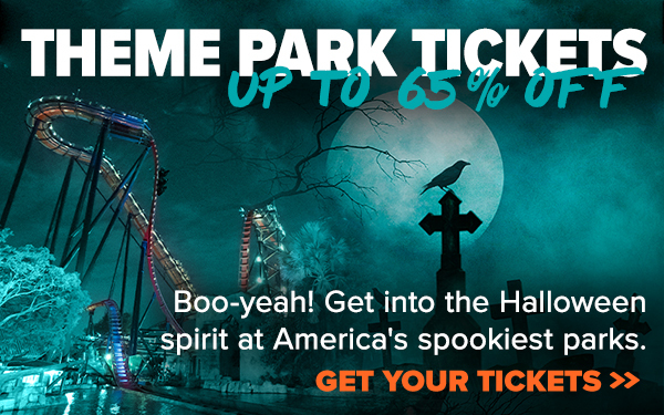 THEME PARK TICKETS | UP TO 65% OFF