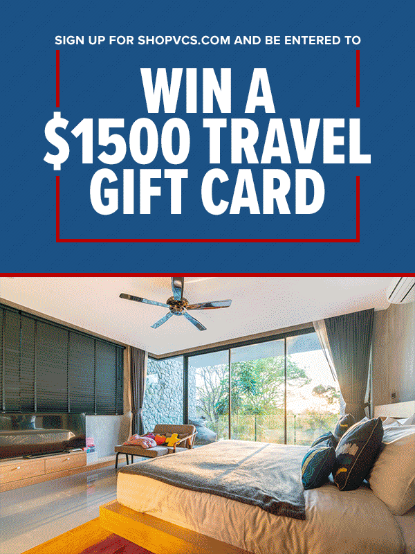 WIN A $1500 TRAVEL GIFT CARD