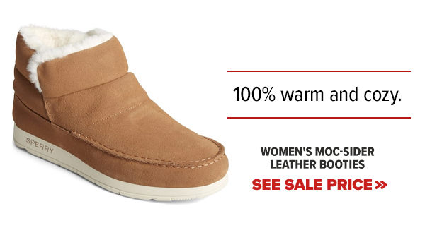 Women's Moc-Sider Leather Booties